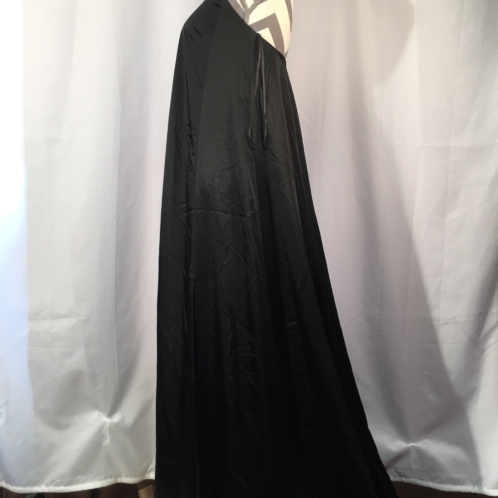 Bird Juicy Couture satin over flow halter dress